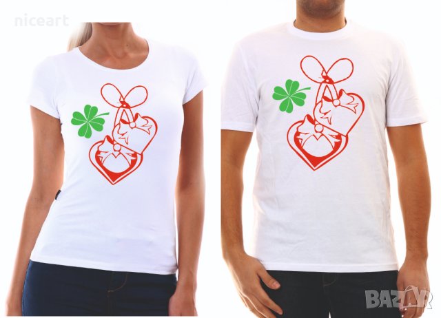 Комплект тениски за бъдещи родители, снимка 4 - Тениски - 33528859