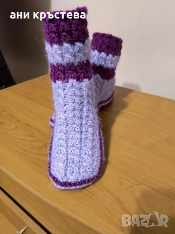 мъжки и дамски безшевни ръчно изработени терлици , снимка 10 - Други - 52026398