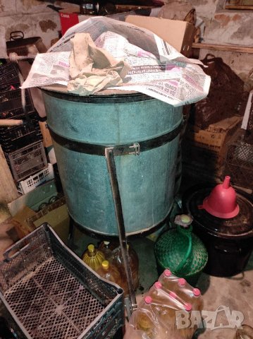 🍯Поцинкована центрофуга за мед 4 рамкова - перфектна!, снимка 2 - Други инструменти - 36703375