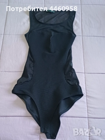 Дамско черно боди елегантно. 