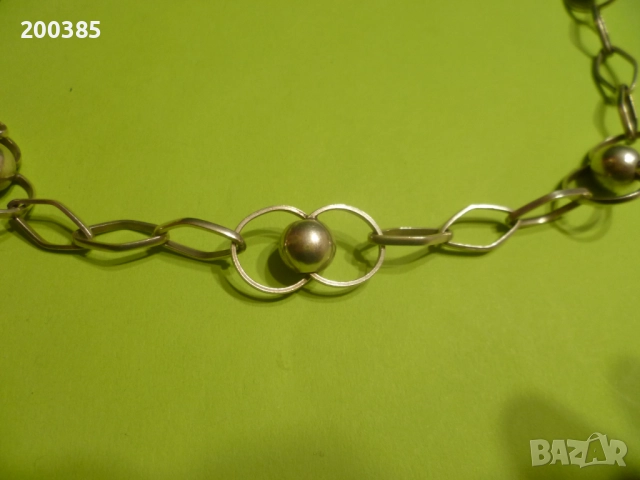 Масивно сребърно колие, снимка 4 - Колиета, медальони, синджири - 52671693