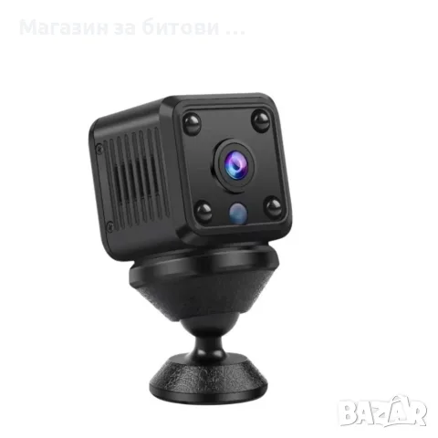 Мини безжична Wi-Fi IP камера X6 Full HD 1080P с нощно виждане и детектор за движение, снимка 2 - IP камери - 55826364