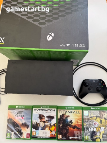 Xbox Series X 1TB с 4 диска
