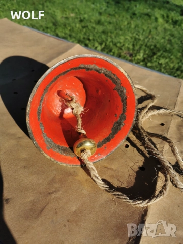 Schauenburg Немска 1,940кг Бронзова корабна камбана, снимка 3 - Антикварни и старинни предмети - 52930609