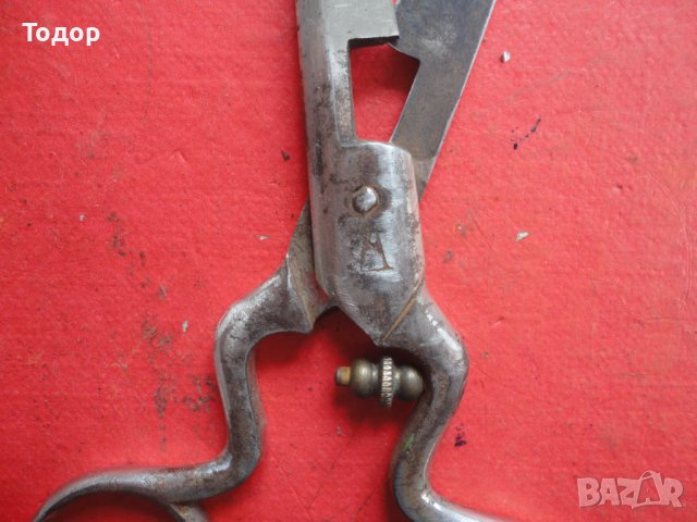 Страхотна старинна ножица Solingen, снимка 5 - Фризьорски принадлежности - 40262792