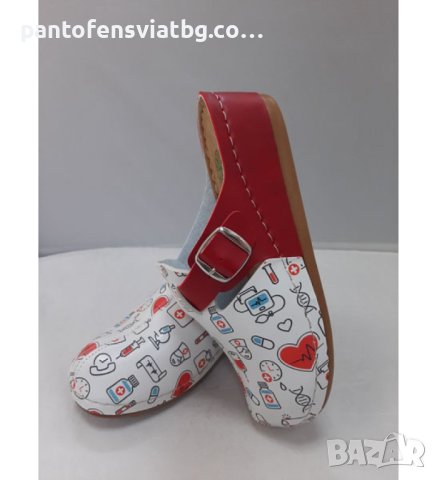 Дамско сабо цветен принт 36/41, снимка 2 - Чехли - 42764472