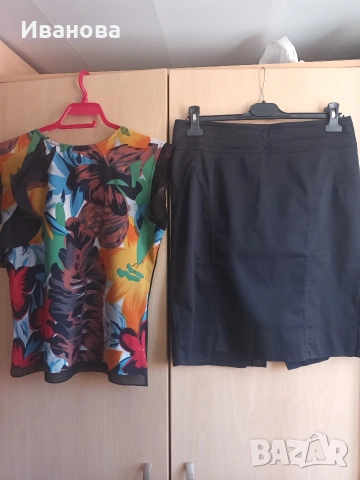 Красив топ и пола НМ за пролет/лято