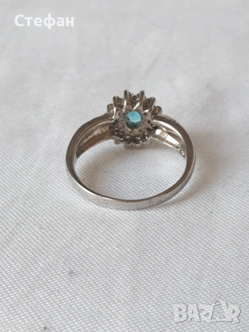Сребърен пръстен, снимка 5 - Пръстени - 54266805