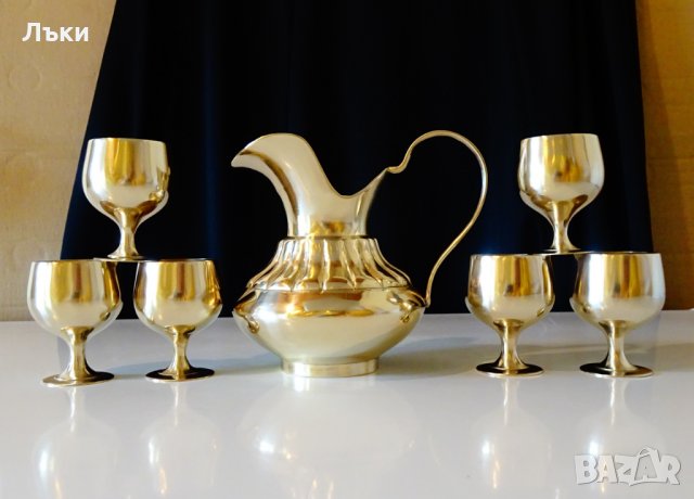 Английска бронзова кана за вино,ракия,релеф, снимка 8 - Антикварни и старинни предмети - 32045265