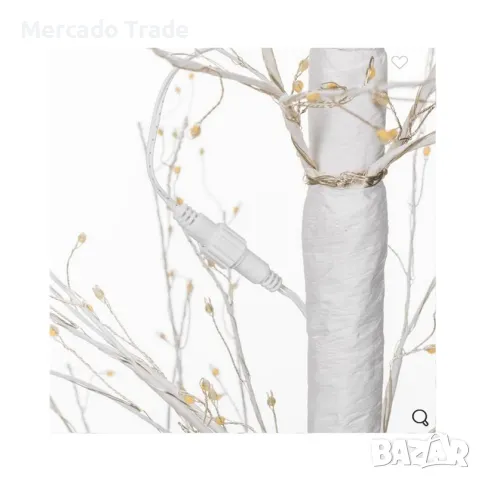 Декоративна коледна елха Mercado Trade, 326 LED лампички, Топла бяла светлина, 150см., снимка 4 - Декорация за дома - 47874046