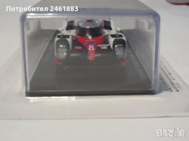 1/43 Spark Toyota TS050 Hybrid #8 8th 24h LeMans 2017 Buemi, Davidson, Nakajima, снимка 2 - Колекции - 50096187
