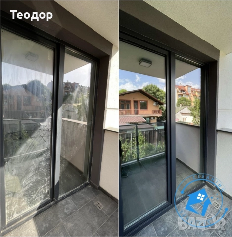 Измиване на прозорци и витрини 