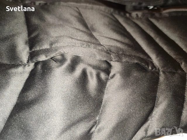 Зимно яке DKNY в класически черен цвят, снимка 4 - Якета - 54117452