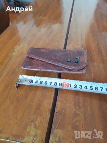 Старо кожено портмоне #5, снимка 5 - Други ценни предмети - 31469433