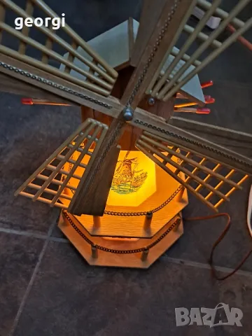 мудикална нощна лампа вятърна мелница 23/6, снимка 10 - Настолни лампи - 49663597