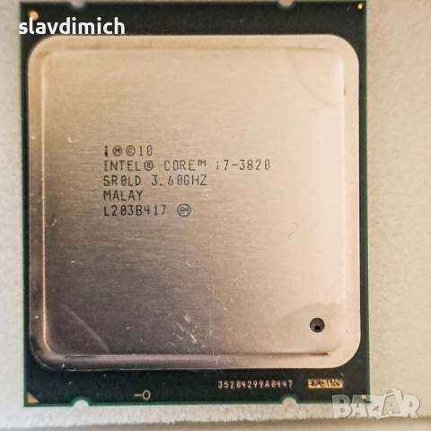 Процесор за компютър Intel i7-3820 3.8 Ghz Socket FCLGA2011, снимка 1