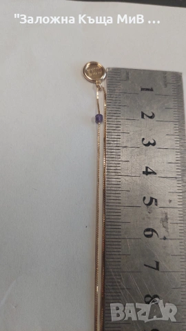 Златно колие с висулка 2гр 14к р-р20см