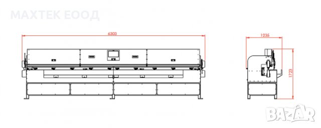 Автоматична машина за подгъване и лепене на текстил RISUS RZ 7000B, снимка 2 - Други машини и части - 37006266