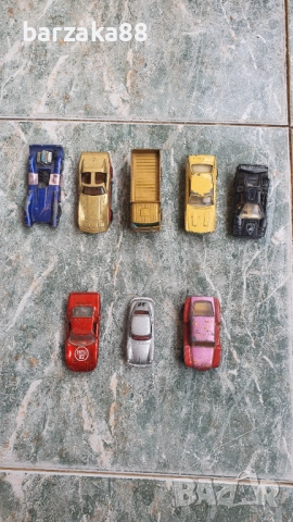 Стари играчки Колички 8 броя, снимка 1