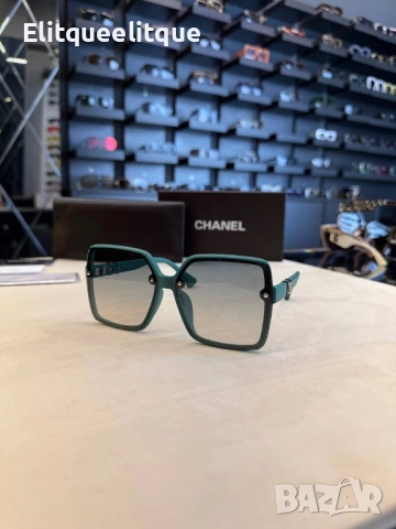 очила с черен обикновен калъф и Ув защита chanel, снимка 15 - Слънчеви и диоптрични очила - 52225544