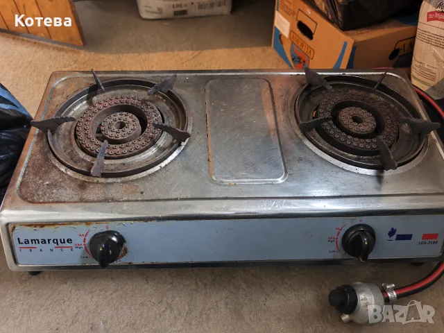Газов котлон с две горелки., снимка 2 - Котлони - 56054191
