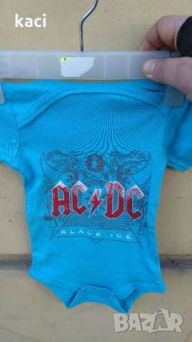 Боди бебе сито печат -на Харт рок група АС / DC и много други, снимка 1 - Бодита за бебе - 18406017