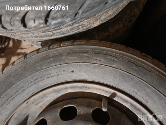 джанти FORD 14' 4х108 + зимни гуми LASSA SNOWAYS II 175/70R14, снимка 3 - Гуми и джанти - 53096099