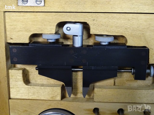 Модуломер KL-10, M 2.5-10, нормаломер с индикаторен часовник, снимка 4 - Резервни части за машини - 38732047