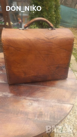 Военна ,Медицинска Кожена чанта, снимка 6 - Антикварни и старинни предмети - 53934078