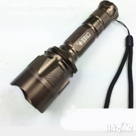 Фенер с класическа форма от алуминиева сплав, със силна светлина C11 LED ,FL13