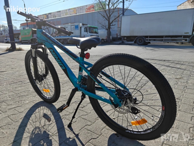 BG Алуминиев велосипед 24" NINJA син, снимка 9 - Велосипеди - 54334851