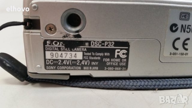 Фотоапарат Sony DSC-P32 -, снимка 2 - Фотоапарати - 30241743