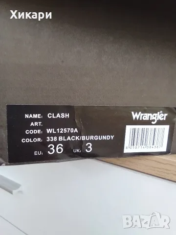 Кубинки естествена кожа Wrangler 36/37, снимка 8 - Дамски боти - 56423932