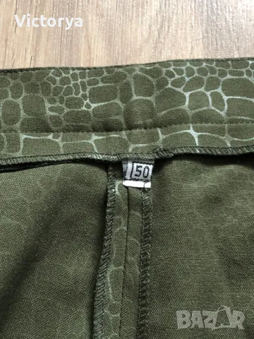 Дамски зелен панталон , снимка 2 - Панталони - 49821443