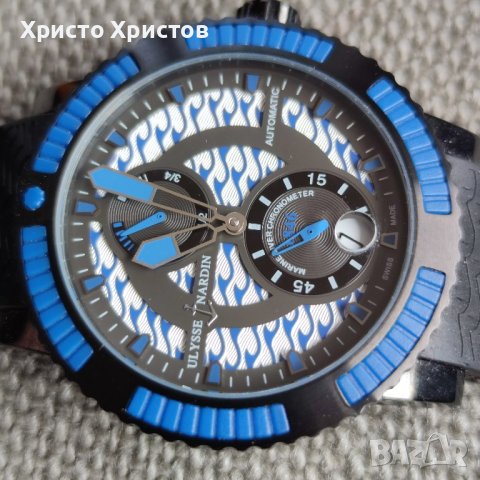 Луксозен мъжки часовник Ulysse Nardin Marine Diver 200 M. 263-92, снимка 3 - Мъжки - 32159189