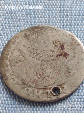 Сребърна монета Орт 1621г. Сигизмунд трети Полша 13745, снимка 5 - Нумизматика и бонистика - 42890507