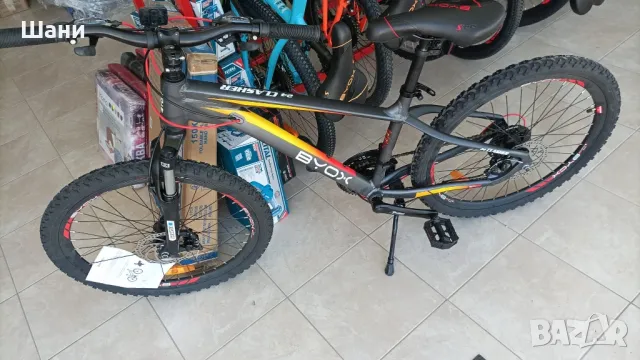 Детски алуминиев велосипед 24” Byox Clasher – Shimano скорости, дискови спирачки!, снимка 4 - Детски велосипеди, триколки и коли - 50241597