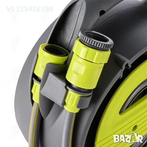 Макара за маркуч с бързо навиване к-кт10м+1.5м 5/16" HERLY-PRO , снимка 2 - Напояване - 53956093