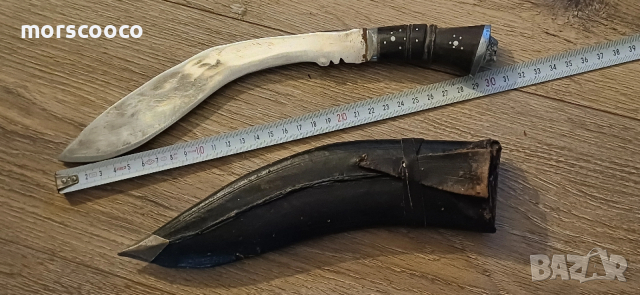 Стар кинжал - КУКРИ - мачете , снимка 4 - Антикварни и старинни предмети - 53146775