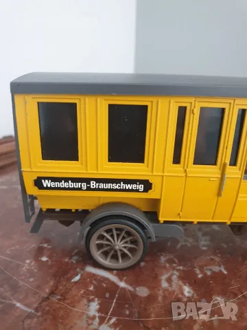Cursor модел Bussing Omnibus 1904/стара немска метална колекционерска количка-автобус, снимка 6 - Колекции - 55949087