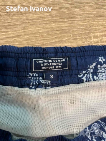 Мъжки бански Vilebrequin - тъмносини с костенурки, снимка 3 - Бански - 50499709