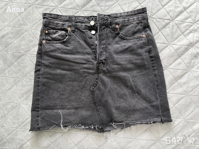 Дънкова черна пола