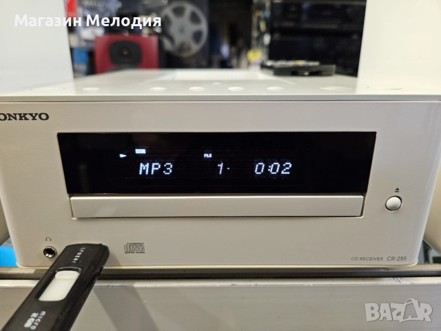 Аудиосистема ONKYO CR-255 с две тонколони и оригинално дистанционно. Има радио, диск, usb, ipod и au, снимка 10 - Аудиосистеми - 50174656