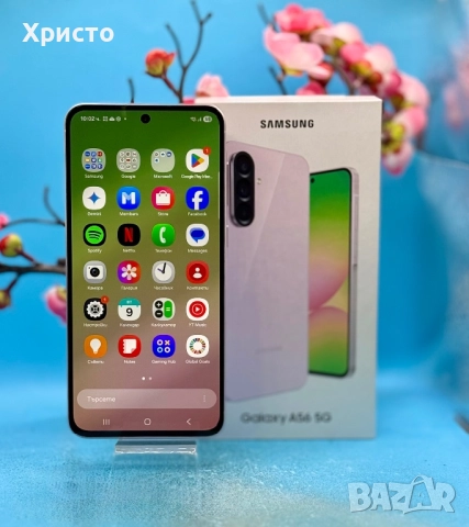 Samsung Galaxy A56, 8GB RAM, 128GB, 5G, Awesome Pink  , снимка 2 - Samsung - 52704426
