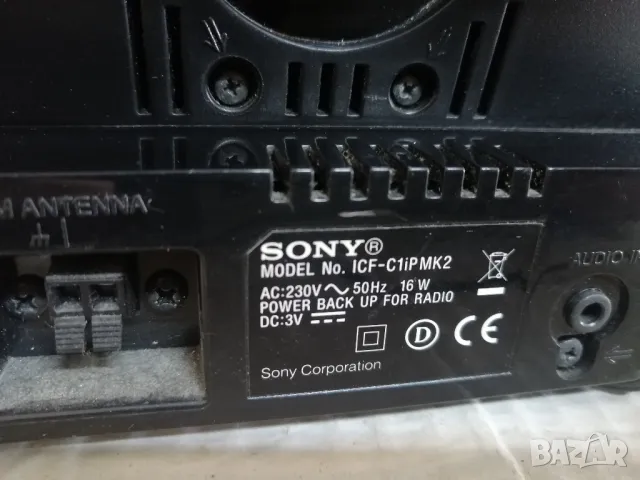 SONY ICF-C1iPMK2 Радиочасовник с докинг станция за iPod , снимка 6 - Аудиосистеми - 49907444
