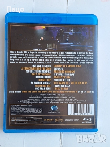 SHERYL CROW BLU-RAY DISC, снимка 5 - DVD дискове - 52787635