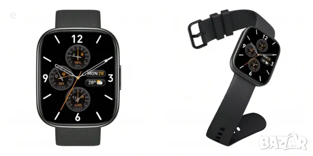 Смарт часовник Zeblaze GTS 3 PLUS, AMOLED, 2.15'', Разговори,Водоустойчив. Черен НОВ, снимка 8 - Смарт часовници - 47962947