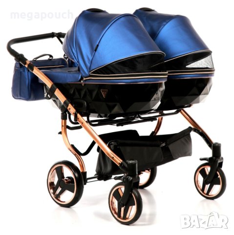 Бебешка количка Junama Fluo line Duo 2в1, 3в1 НОВА, снимка 7 - Детски колички - 42082199