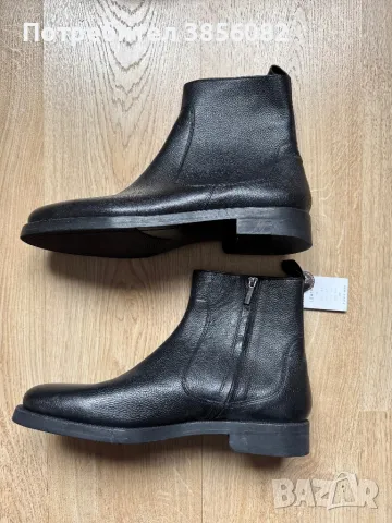 Оригинални обувки от естествена кожа 45 номер, снимка 6 - Мъжки ботуши - 48328874