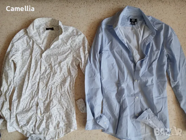 Мъжки ризи Zara, H&M, S-размер , снимка 2 - Ризи - 52834554